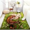 Multiple sizes Tiger Angel Wings Rug Pattern Carpet for Living Room Bedroom Sofa Home Decor Non-slip Floor Mat Luxury Gift