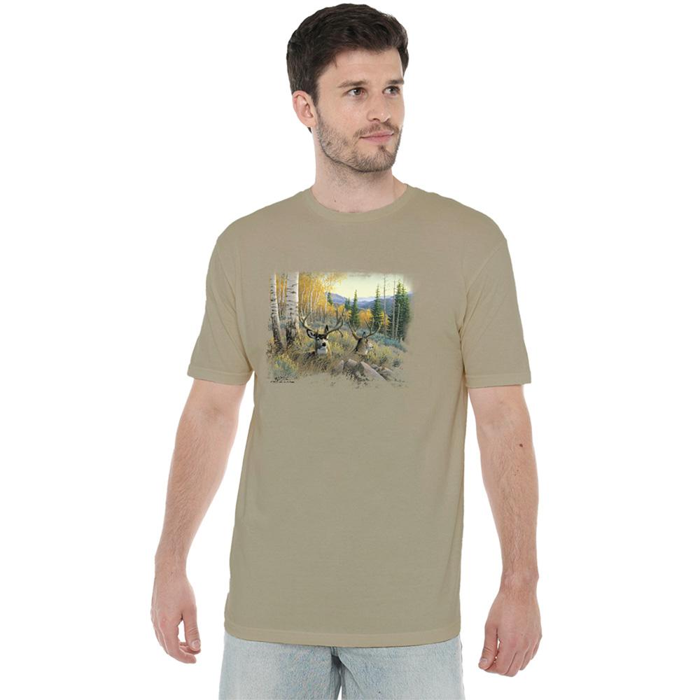Wild Wings Unisex Adult Wildlife Mule Deer T-Shirt