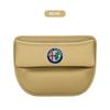 Car Sticker For Alfa Romeo 159 147 Car Seats Gap Storage Bag PU Leather Auto Console Side Pocket For Alfa Romeo 159 Giulietta GiJD3 
