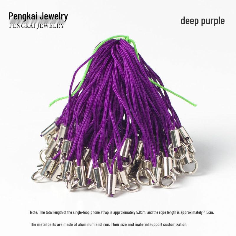 Красочный шнурок для украшений своими руками: Металлическая трубка Однопетлевой телефонный шнур с кольцевой пряжкой