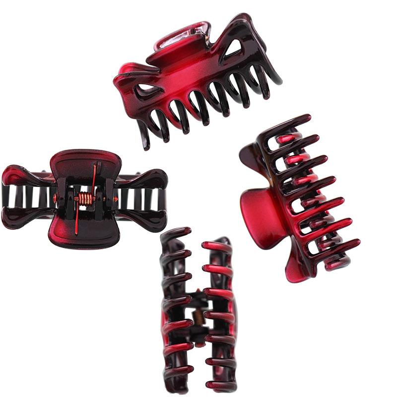 Среднего размера Маленький Зажим 7-зубчатая Заколка для волос Женская Верхняя заколка Зажим-краб для парика