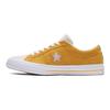 Converse One Star Желто-белая цветовая блокировка Нескользящие Легкие Низкие Кеды для Скейтборда Унисекс 161548C