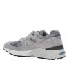 New Balance Grey Logo Detail Round Toe Sneakers U991gl2 Greyd