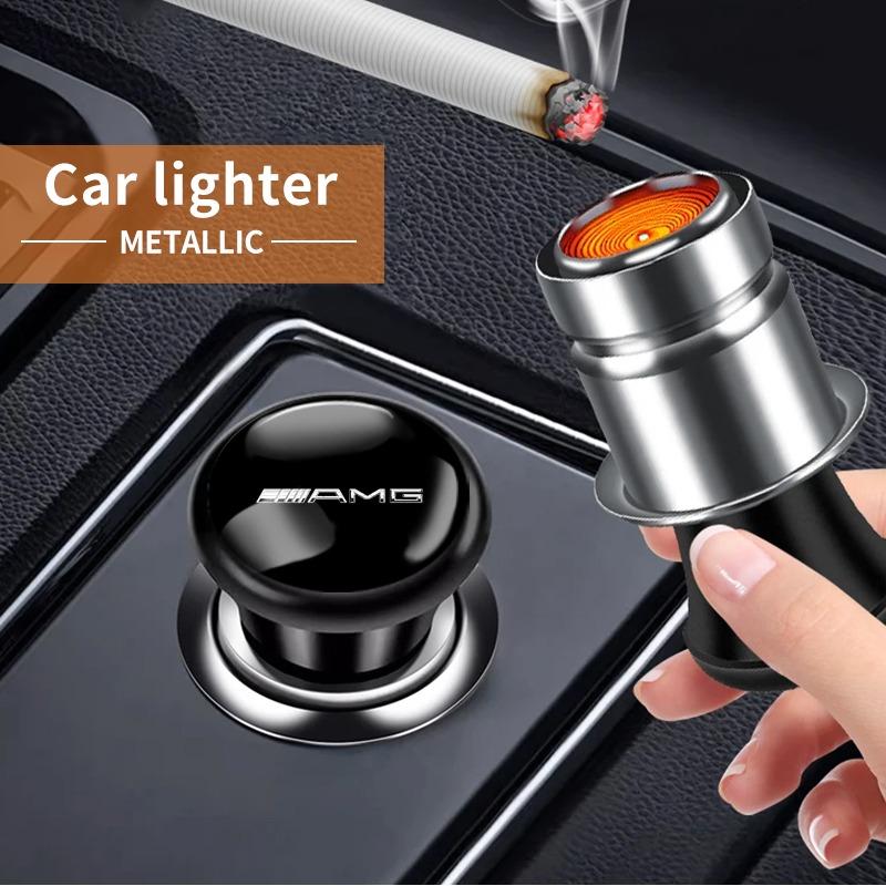 1Pcs Car Cigarette Lighter Plug Adapter Portable Power Outlet For Mercedes Benz AMG W212 W205 W246 W177 W176 W213 GLC GLE GLS ML Welcome Laser Lamp