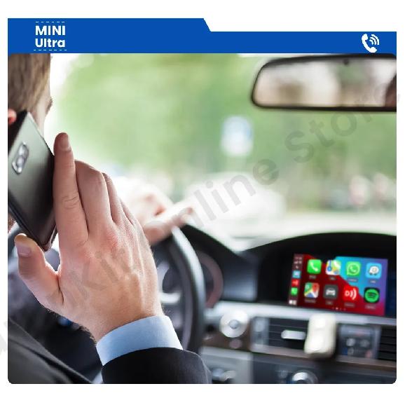 2025 CarlinKit Mini Ultra 3 Беспроводной адаптер CarPlay Android Auto для автомобильной информационно-развлекательной системы Обновление BT 5.4 ГГц Wi-Fi 5.8 ГГц Обновление OTA