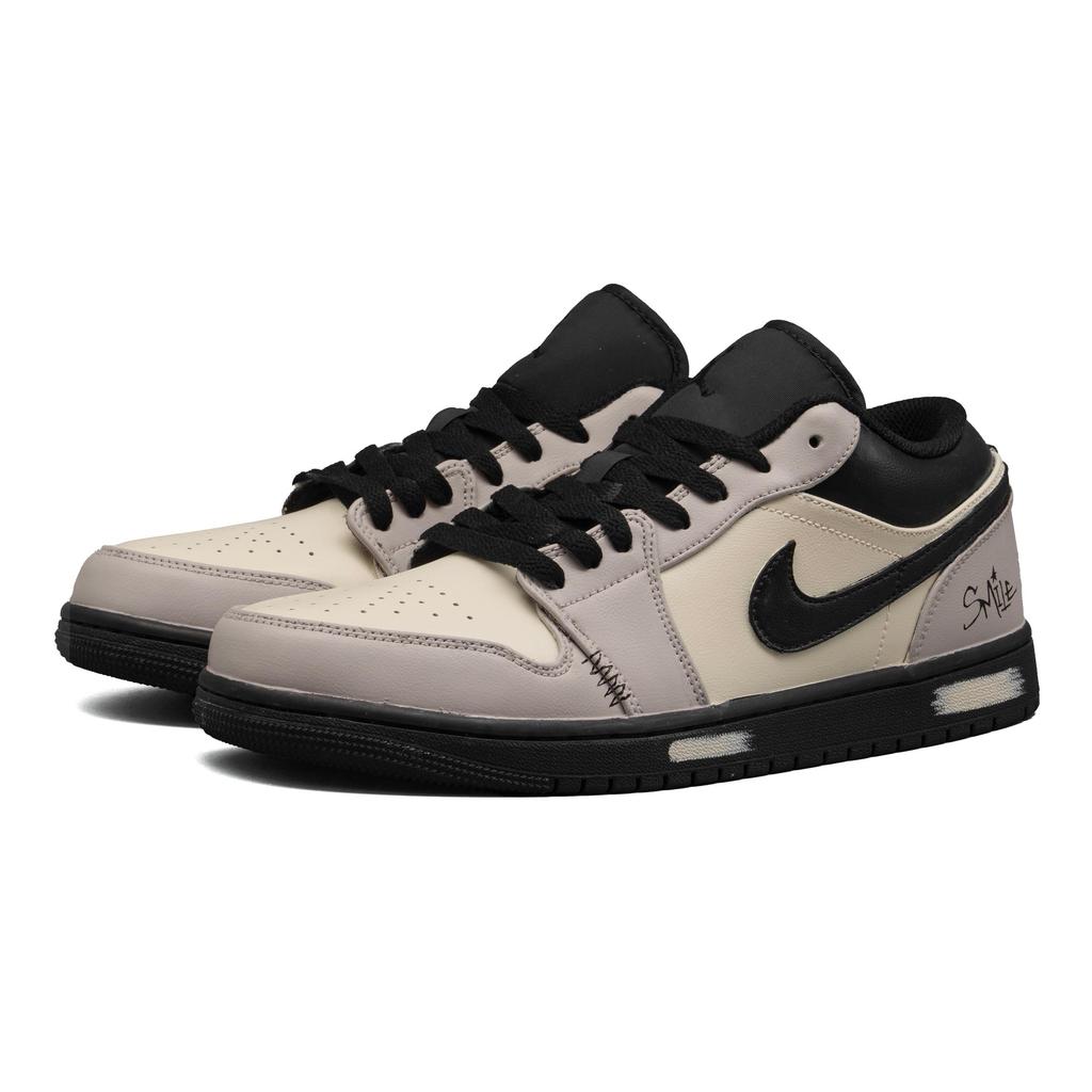 Jordan Air Jordan 1 Cushioning Cushioning Slip-Resistant Low-Top Vintage Basketball Shoes Unisex 553558-093(Team-1451SBOX)-Random packaging bags