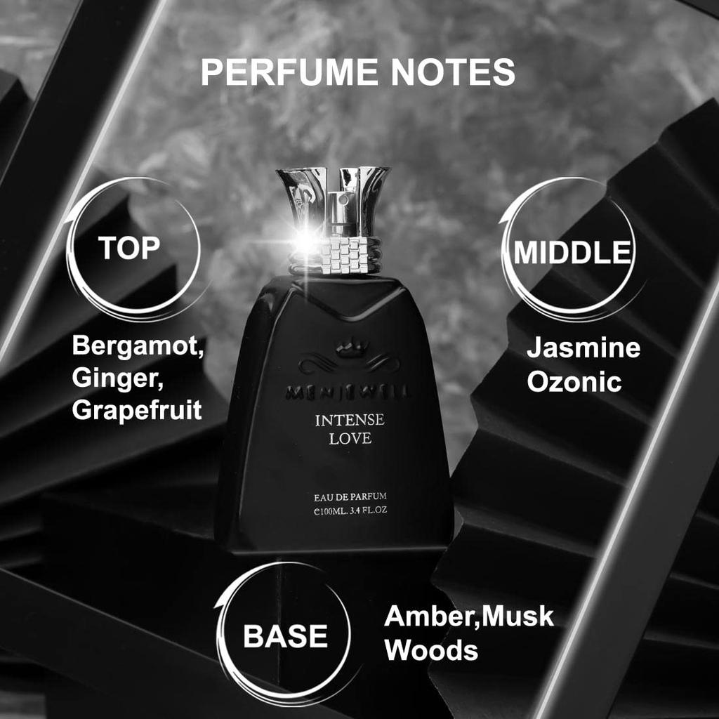 INTENSE LOVE Perfume For Men| Premium Luxury Long Lasting Fragrance Spray Eau De Parfum - 100 Ml (For Men)