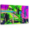 Canvas Print Colourful Abstract Green