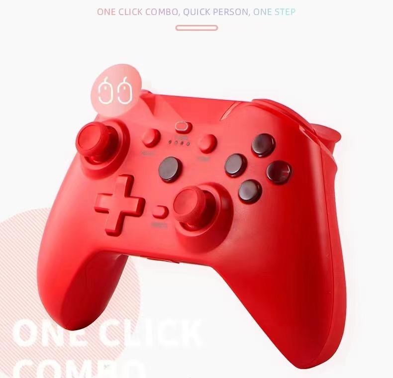 NS21 беспроводной контроллер для Nintendo Switch/Android/iOS/PC/PS3/PS4 Bluetooth геймпад 6-осевой гироскоп джойстик двойной мотор вибрации