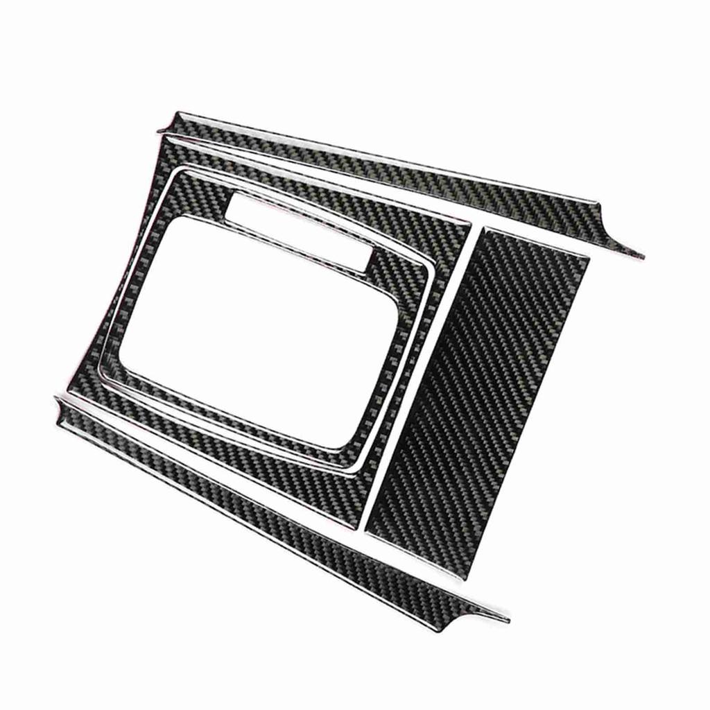 Car Gear Shift Carbon Fiber Panel Trim for Mercedes Benz W204 C Class 07 13 (Left Hand Drive)