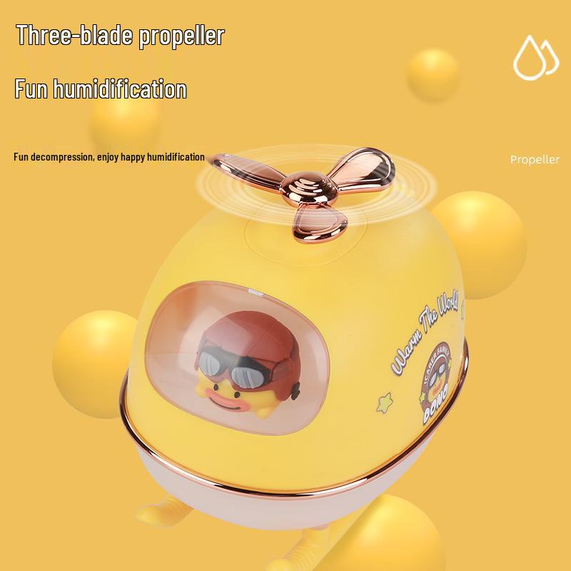 Настольный увлажнитель воздуха в форме вертолета: Мини-очиститель воздуха для ароматерапии с большим объемом распыления для домашних животных и дома