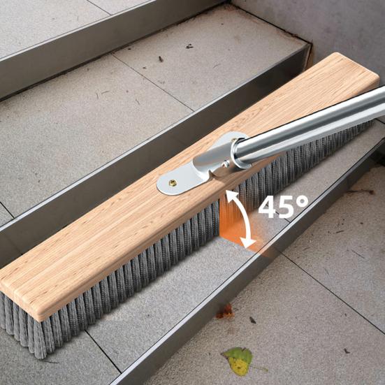 Щетка для пола Щетина из нержавеющей стали Щетка для чистки патио, бетона, каменных поверхностей Универсальная щетка для наружной уборки