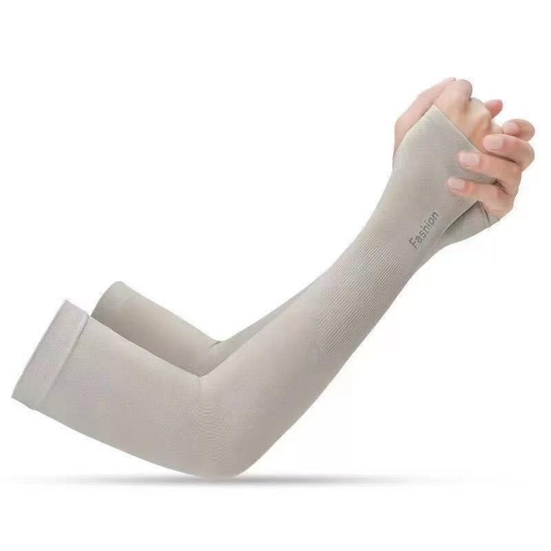 UV Protection Ice Silk Arm Sleeves: Lightweight, Unisex Sun Protection for Men & Women - Ideal for Cycling & Outdoor Activities
