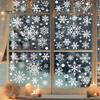 2/4 Pcs Christmas Stickers Santa Claus Snowflake Reindeer Xmas Decals Waterproof Festive Decor Stickers for Windows Glass