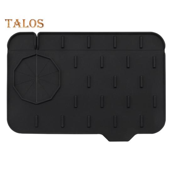 Коврик для слива воды, гибкий, экономящий усилия, режущий, прочный наклонный паз, дизайн, сушилка для раковины, аксессуары для дома