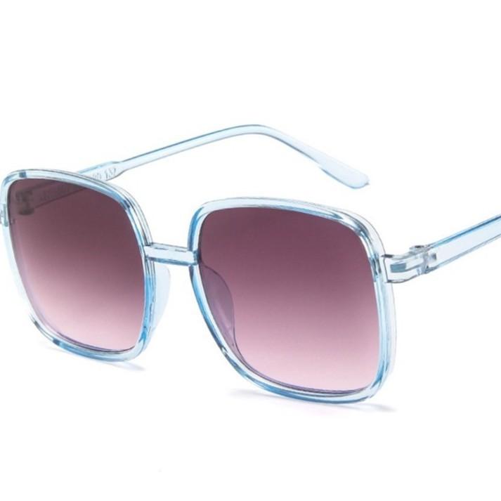 Модные солнцезащитные очки в большой оправе, квадратные солнцезащитные очки, простые очки для уличной фотографии женщин