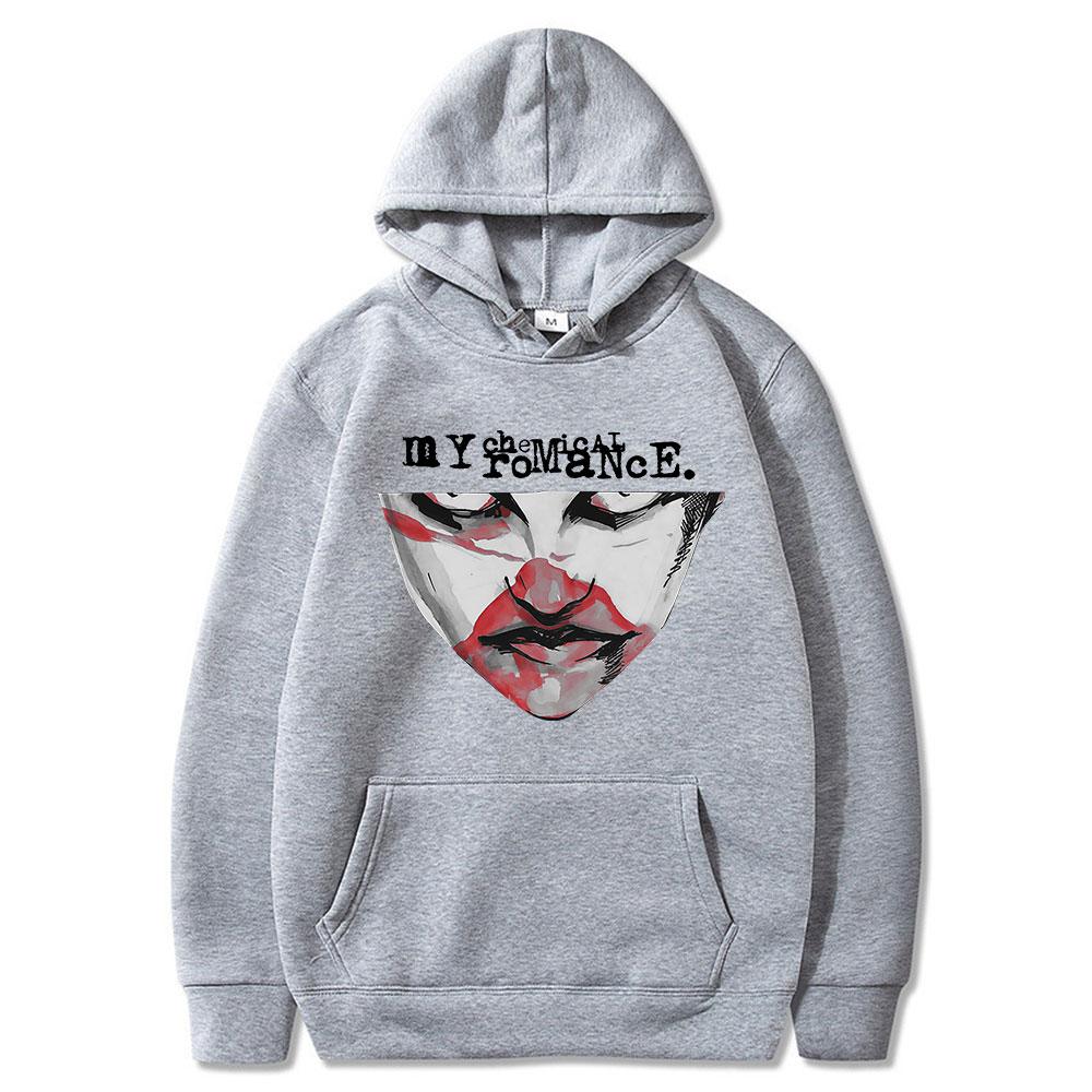 Худи My Chemical Romance Маска Demolition Lover Панк Готика Винтажные Толстовки с Капюшоном Мужские Женские Повседневные С Длинным Рукавом Лонгсливы