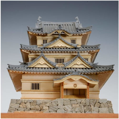 Woody Joe 1/150 Uwajima Castle Wooden Model Assembly Kit