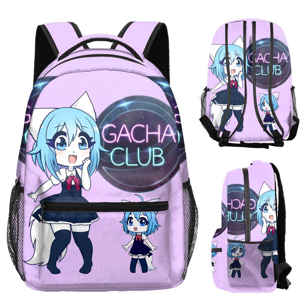 Мультяшные K-pop Молодежные Школьные Сумки Унисекс Gacha Life Клубные Дорожные Сумки 3D Печать Оксфорд Водонепроницаемые Рюкзаки на Плечо для Ноутбуков