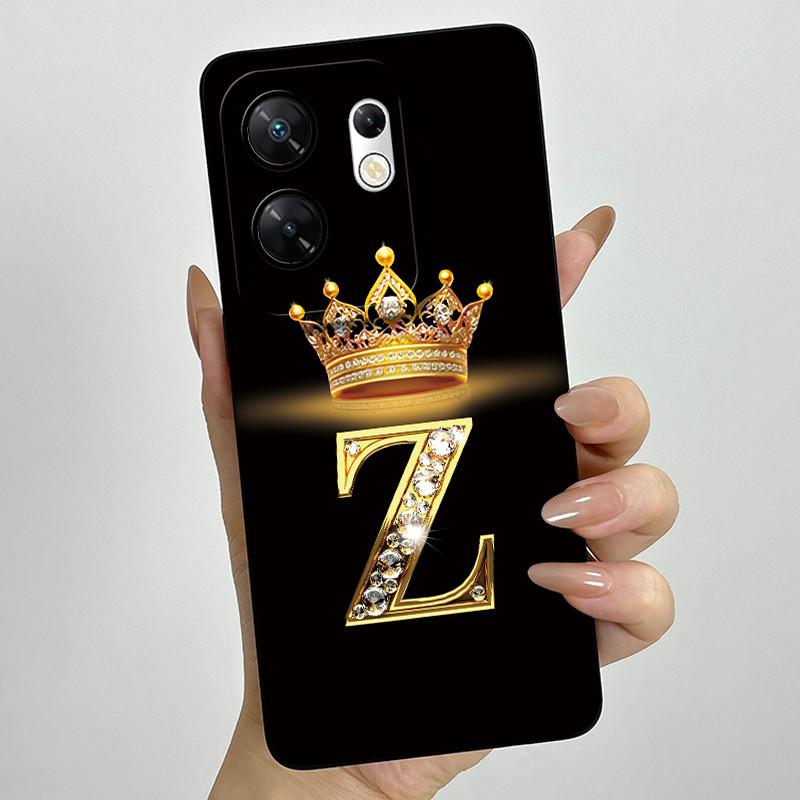 Чехол для infinix Zero 30 4G 5G Чехол X6731 Буквы Короны Мягкий Силикон Ударопрочный Чехол Для Infinix Zero30 4g Чехлы X6731B Funda