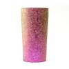 HORIE Titanium Made in Niigata Gradient T08KM350GP Double-Walled Tumbler, Tsubame, Prefecture, Kiln-Crafted, Pink, 350cc,