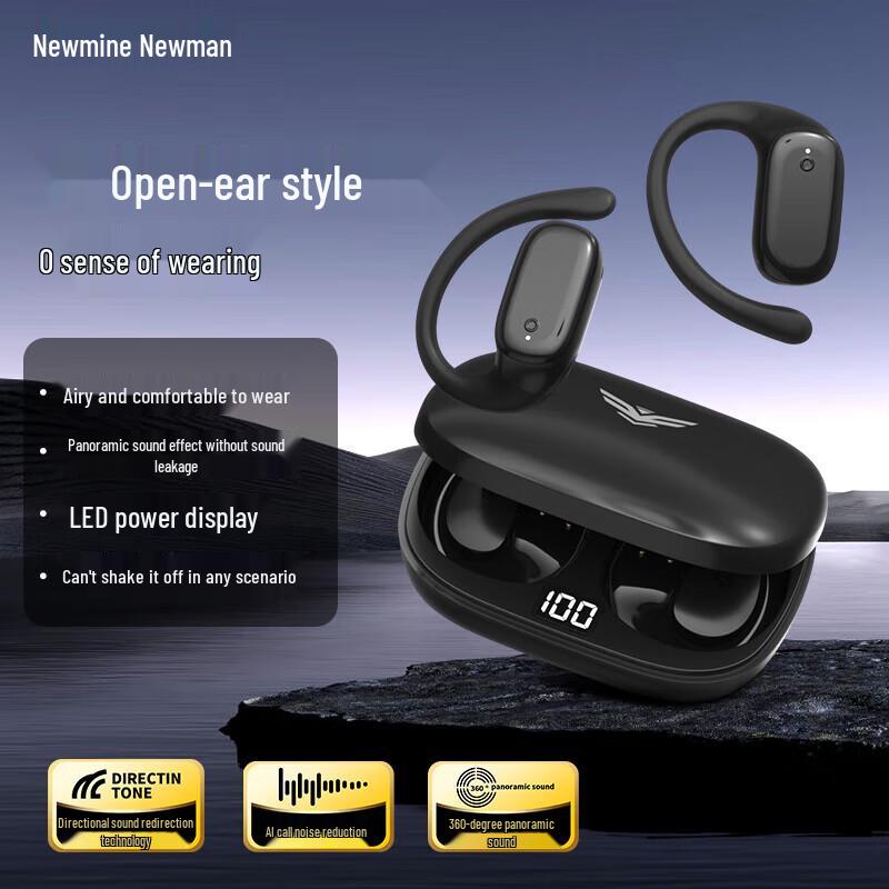 Newmine TWS-Q3 Open-Ear Sport Bluetooth Headphones