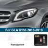 Для Mercedes Benz GLA/GLB/GLC/GLK/GLE/GLS Заранее вырезанная TPU пленка для фар PPF Дымчато-черная Высокоглянцевая Защитная виниловая пленка с защитой от царапин