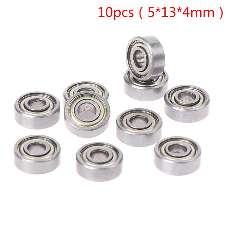 10pcs Deep Groove Spherical Carbon Steel Miniature Bearings Double Shielded Miniature High-carbon Steel Single Row 6 Models