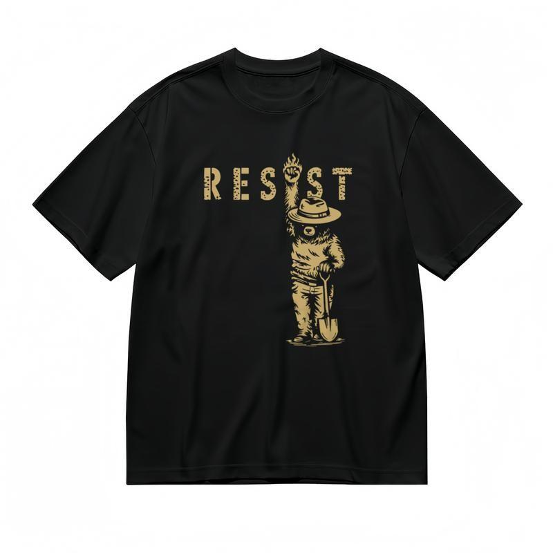 Women's Trend Breathable Classic T-Shirt Forest Explorer Motif Graphic Art Tee