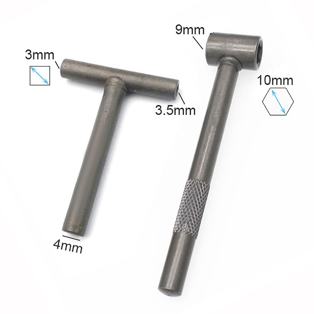 Valve Tappet Adjustment Tool Removal Carbon Steel for Gy6 50 150cc Scooter Motorcycle for Hexagonal and Square Screw Adjustment