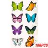 100-500pcs Creative Butterfly Decorative Stickers Gift DIY Phone Case Clipbook Water Cup Notebook stationery Stickers