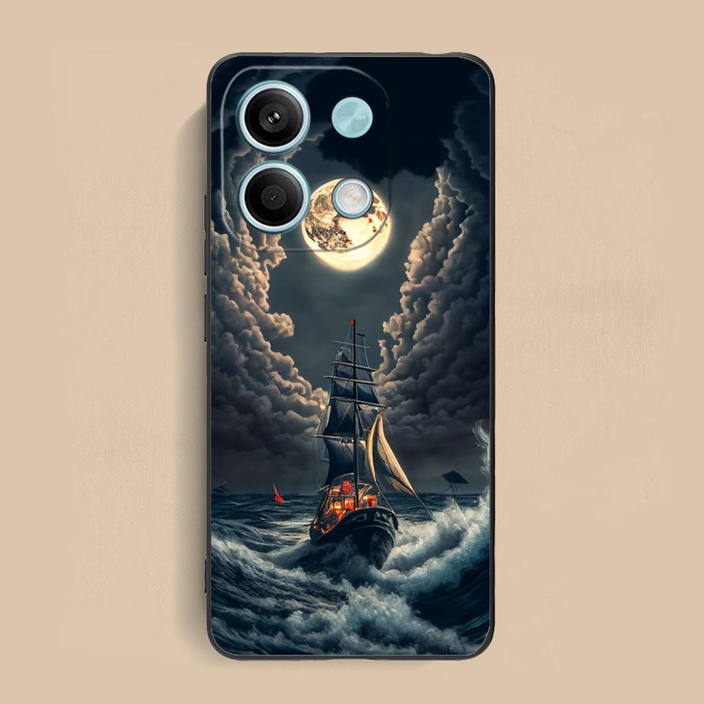Pirate Corsair Mobile Phone Case for Xiaomi Redmi 15 14 13 12 A5 3 2 1 C Plus 4G 5G Colorful Printing Cover Pretty Luxury Cover