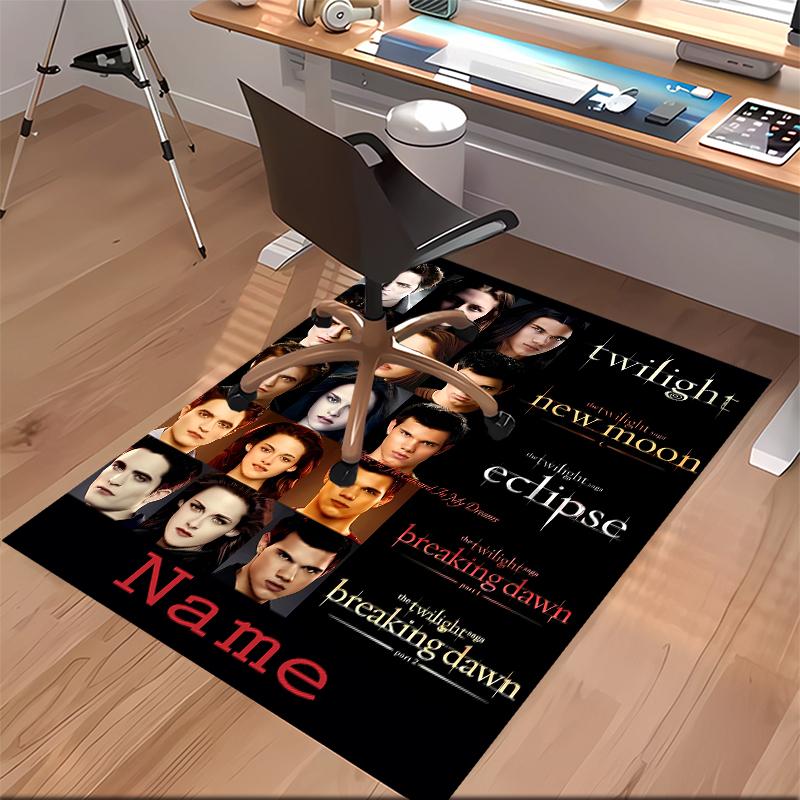 Custom personalization The Twilight Saga Print Area Rug - Soft, Washable Non-Slip Indoor Mat,Living Room,Home&Office Decorative Rug