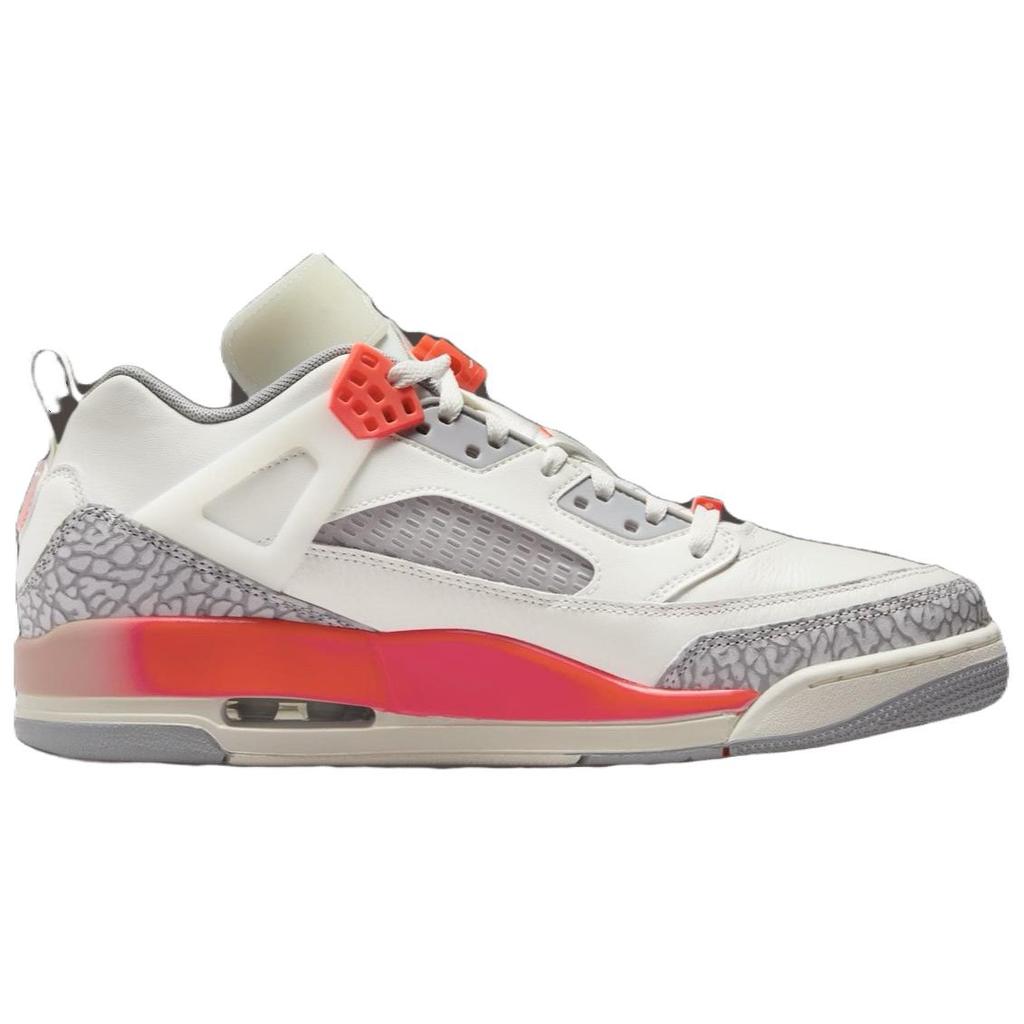 Paris Saint-Germain x Air Jordan Jordan Spizike Low Sail Infrared Унисекс Кроссовки Кремовый Инфракрасный-23 Серый волк HF8827-100