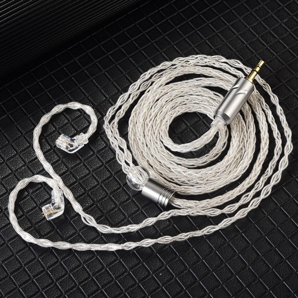 8-Strand QKZ T1 Headphone Upgrade Cord 2Pin KZ Earphone Replacement Cable Music Enthusiasts