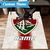 Custom Name Flamengo Team Crest Rug Game Carpet, Floor Mat for Bedroom Living Room Entryway Rug, Home Decor Idea Gift for Christmas birthday