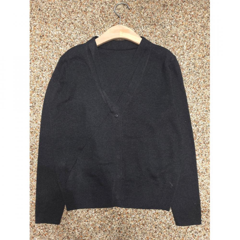 Shop Women S Work gueSt Y Neck Dbl Hem Cardigan Charcoal 21dS Wcd260097