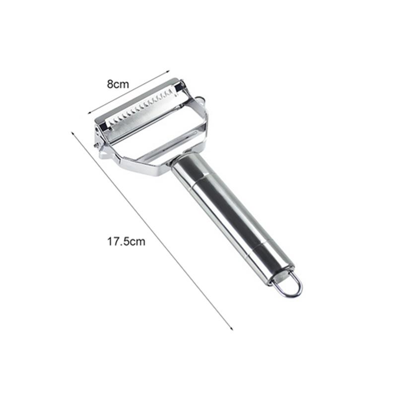 1 шт. Нержавеющая сталь терка для чистки овощей многофункциональная овощечистка для фруктов картофелерезка для огурцов измельчитель для яблок кухонный инструмент