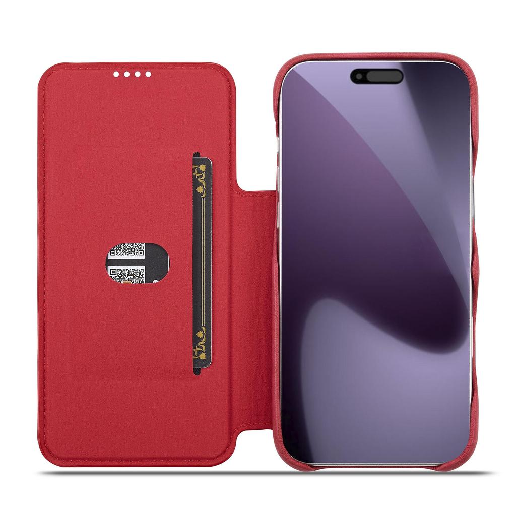 LC.IMEEKE Модные чехлы-книжки Для iPhone 18 Pro / 18 Pro Max Роскошный чехол из ПУ-кожи Кошелек Держатель для карт Защитная задняя крышка телефона Защитные наклейки Оболочка