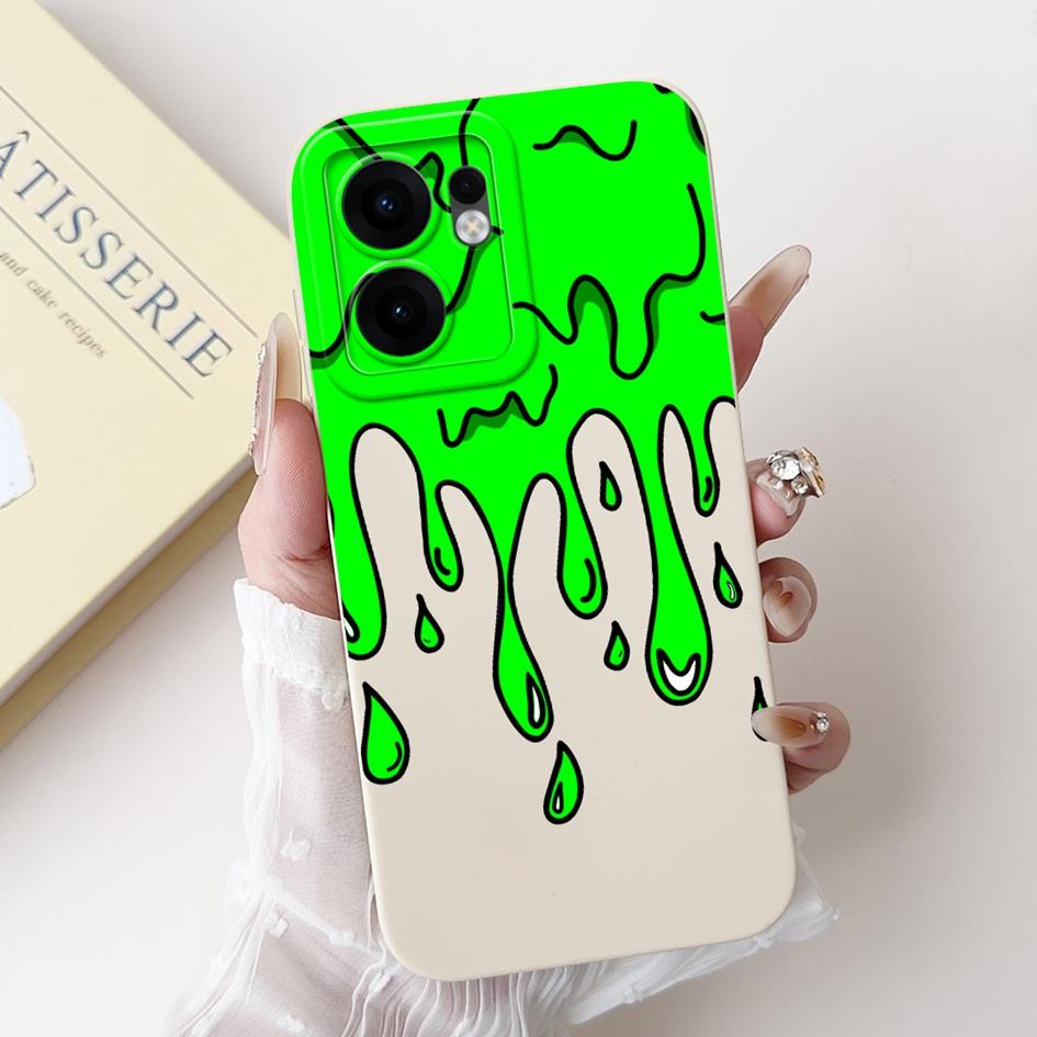 Для Oppo Reno 13F 5G Чехол Модные Закатные Девушки Астронавт Coque Мягкий Силиконовый Чехол для Телефона Для OPPO Reno13 FS RENO13F CPH2699 Capa