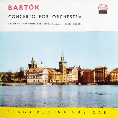 Виниловая пластинка KAREL ANCERL, CZECH PHILHARMONIC OR - Bartok: Концерт для оркестра 50515 SUPRAPHON 1971 Чехословацкий Классический Б/у