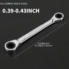 1PC Ring Double Head Ratchet Wrench Reversible Ratchet Combination Spanner