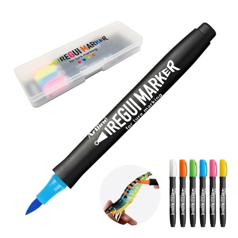 DIY Paint Lure Marker Pen Waterproof Fishing Paint Marker Fishing Bait Paint For Hard Lures