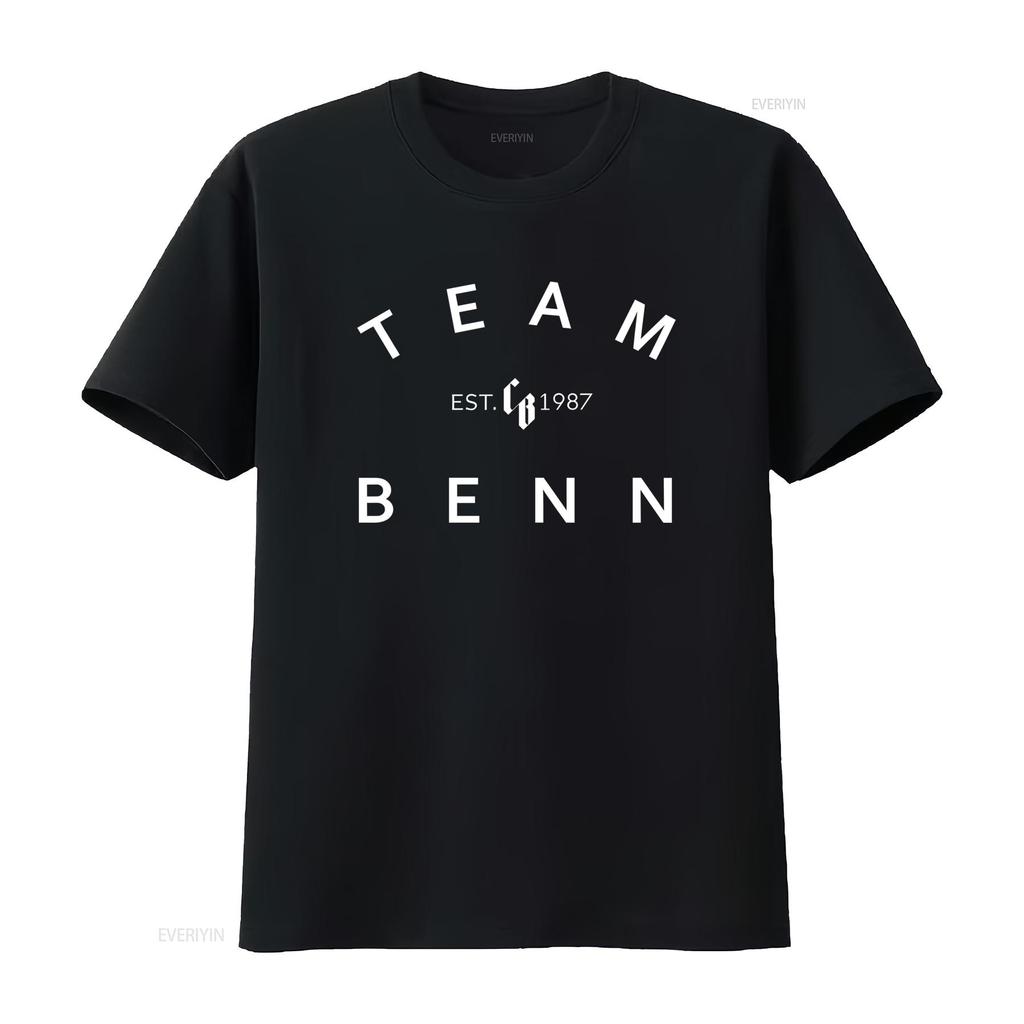 S Conor Benn Boxing T Shirt Team Logo Name Print 2xl Sizes Casual Round Neck Fan Apparel With Benns Number 1 Boxer Slogan