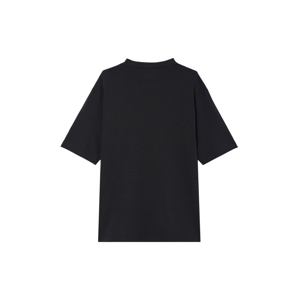 Jordan Wordmark Series Solid Color Crew Neck Casual Short Sleeve T-Shirt Men Tops Black FJ1970-045