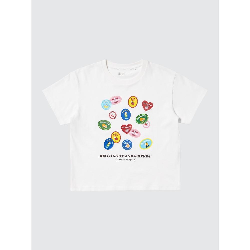 Uniqlo Девочки SAnrio ChArAcTers UT Графическая футболка с коротким рукавом A