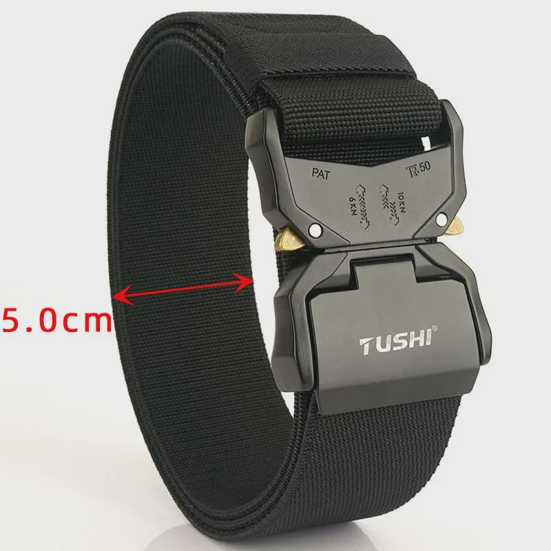 5 см алюминиевый сплав многофункциональный тактический эластичный нейлоновый ремень