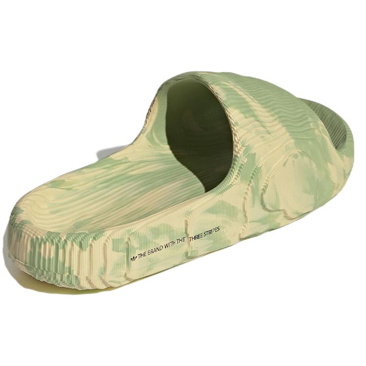 Adidas Adilette 22 Slides Magic Lime Desert Sand Unisex Sneakers Green St-Desert-Sand GY1597