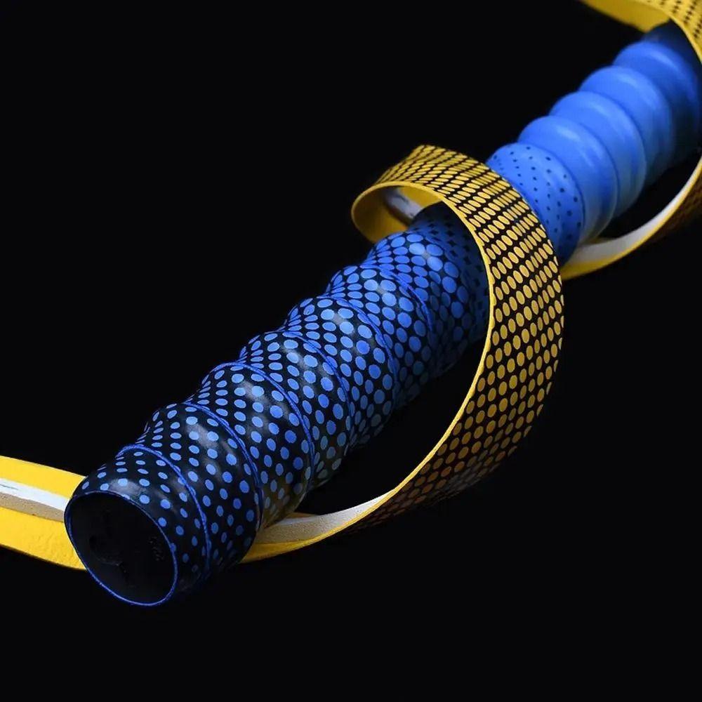 180см Противоскользящая Лента для Обмотки Теннисной Ракетки Градиентная Цветная Лента для Удочки Рыболовная Повязка от Пота для Удочки