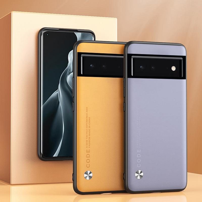 Для Google Pixel 6 5 4XL 6A 5A 4A Чехол Роскошный Мягкий Веганская кожа Текстура Тонкий Защитный Задняя крышка Чехол Для Google Pixel 7 Pro